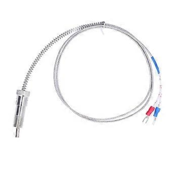 K Typ Termoelement Nickel Silikon Kompressionsfjäder Termoelement för Temperatursensor M12 1m