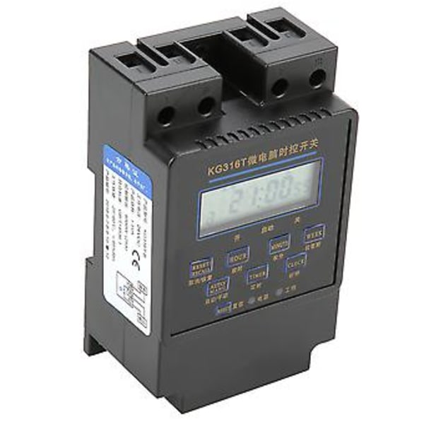 KG316T-B Mikrodatamaskin Timer Bryter Digital LCD Programmerbar Tidsstyringsbryter (24VDC)
