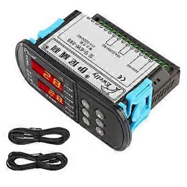 EW-285 AC220V Digital Temperaturkontroller Kjøling Avriming Termostat for Kjølelager Frysere