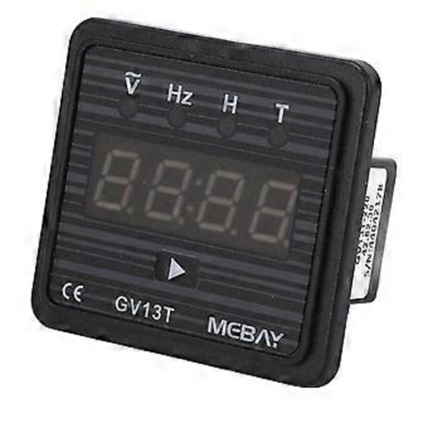 Digital Voltmeter AC Spänning Frekvens Tidsmätare LED-Display Hög Noggrannhet Spänningsmätare för 220VAC Systemgenerator