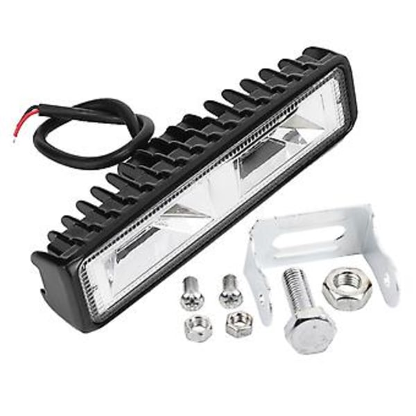 Bil Extraljus, 6 tum 16 LED Bar Arbetsljus LED Arbetslampa Byggd för Precision