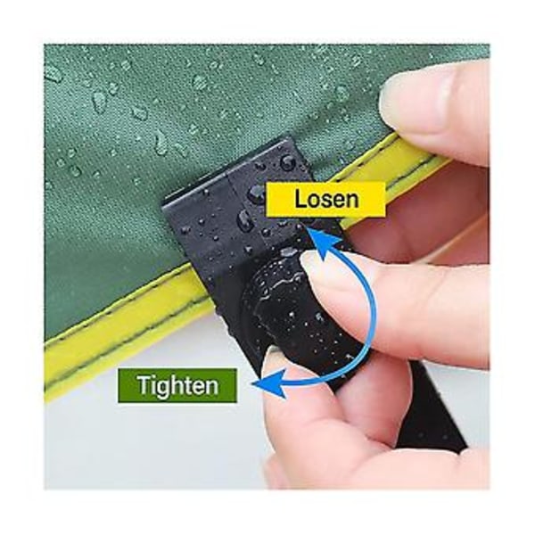 45 st Tarp Clips Kraftiga Grepp Med Karbinhakar Och Bungeesnören Set, Presenning Presenning Fa