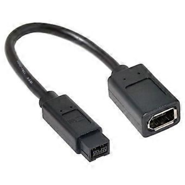 20 cm Længde IEEE 1394 6-Pin Hun til 1394b 9-Pin Han Firewire 400 til 800 Kabel Kamera Konverter Kabel