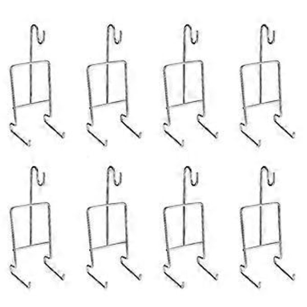 8 stk. Tekop og underkop display stand holder stativ metal kop underkop holder tekop holder display kaffekrus organizer