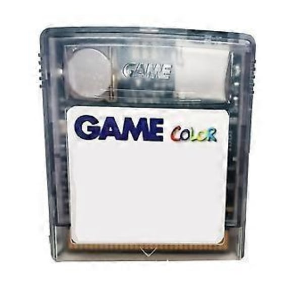 2000 i 1 Spel för GB Gameboy Color Retro Samling med En Knapp Återställningsfunktion Transparent Svart