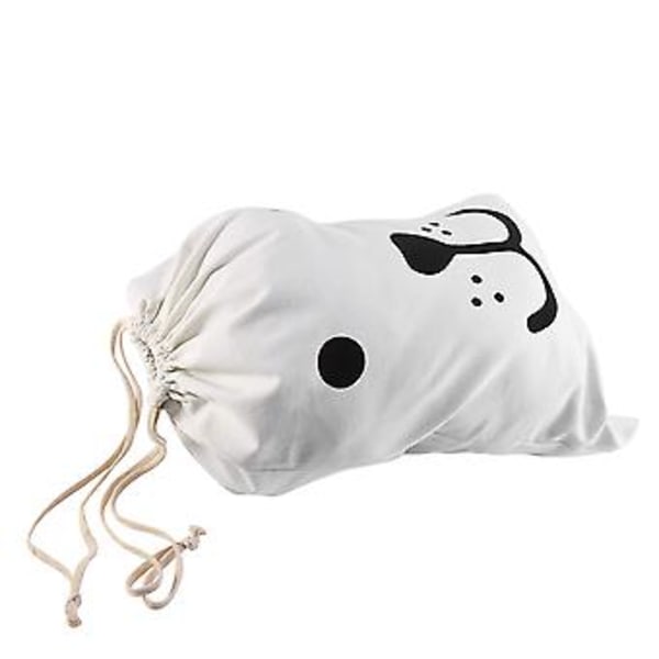 Baby Barn Leker Hjem Canvas Oppbevaringspose Vaskekurv Stor Søt Holdbar Snøringsposer Ny #1