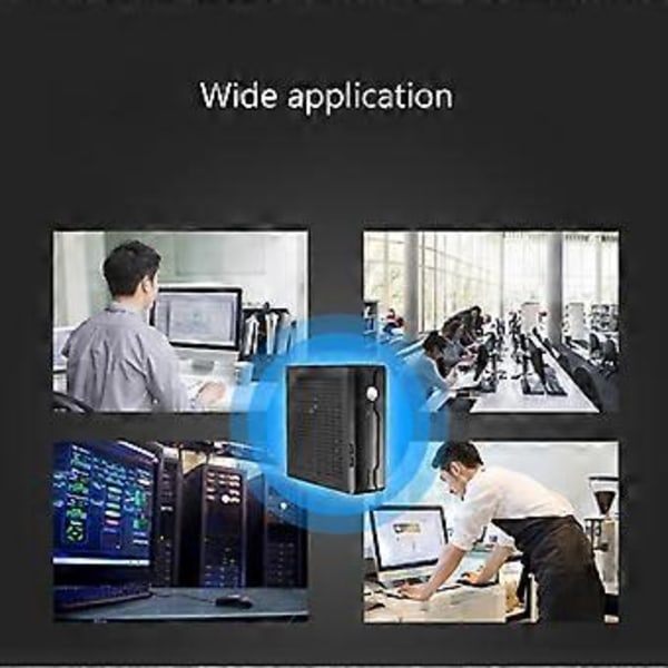 FH03 Mini ITX Micro HTPC-värd för Chassi Speldator för Chassi USB 2.0 Skrivbord