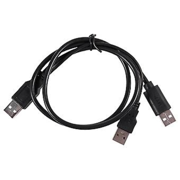 USB 2.0 Type A til Dobbel USB A Y-Splitter Kabelledning
