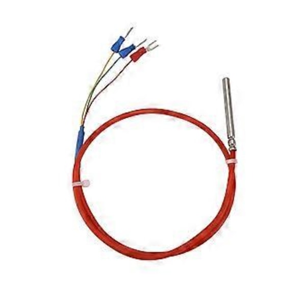 Temperatursensor PT100 Vanntett Ledning Termisk Motstand Silikon Ledningsbeskyttelseskabel