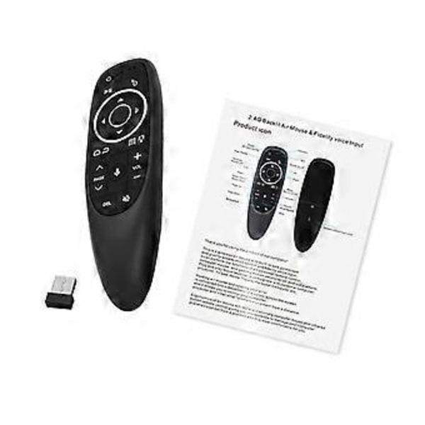 G10S Pro Röststyrning 2.4G RF Trådlös Luftmus Gyroskop Trådlös Smart Fjärrkontroll Bakgrundsbelyst För Android TV Box PC