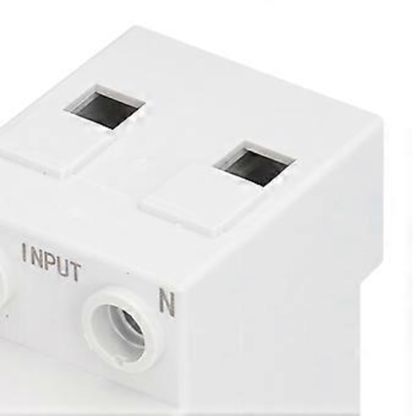 1-fas 2-tråds energimätare Multifunktionell LCD Digital Display 2P DIN-skena Elmätare för Hemmet