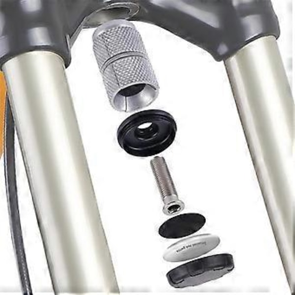 Stöldskydd Cykelfästen Används på Framgaffel Cykelhållare Dold Fodral Cykel Headset Lock för