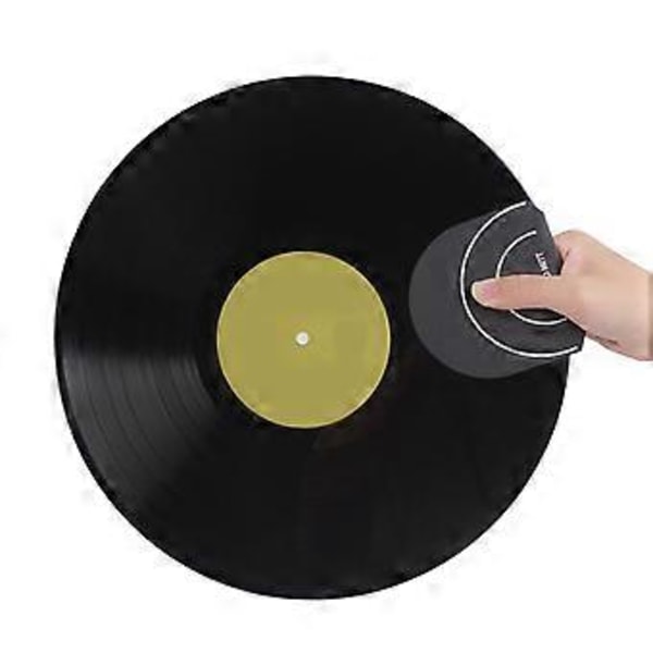 Platerenser Håndterer Vott Vinylplate Klips Disk Rengjøringsbeskyttelse Pad Ingen Fingeravtrykk for Vinyl LP-plater