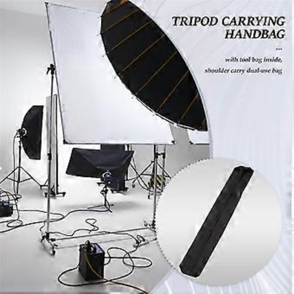 Tjockna Stativ Bärväska Handväska Axelväska Fotografering Ljusstativ Paraply Förvaringsväska, 10X10X110Cm