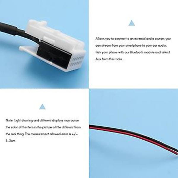 Tooth O Adapterkabel Til Mcd 510 Rcd 200 210 310 500 510 Delta 6 Biltilbehør