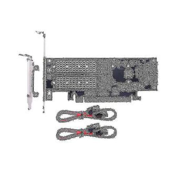 M.2 Nvme Ssd Ngff - Pcie 3.0 X16 -sovitin M-avain B-avain Msata Pci -laajennus Sata 3 in 1 -muunnin Ris