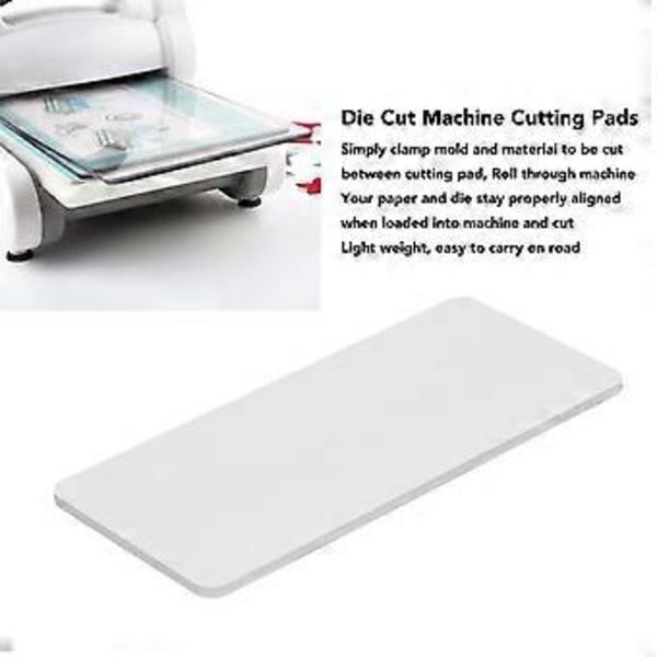 Stansmaskin Skärmattor Mini Standard Polykarbonat Plastplattor för Prägling Hantverk 4st