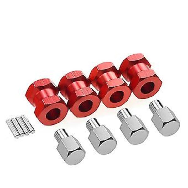 RC Bil Metall 12mm Hjul Hex Nav 15mm Förlängningskoppling För Axial Scx10 D90 Cc01 F350 1/10 RC Crawle