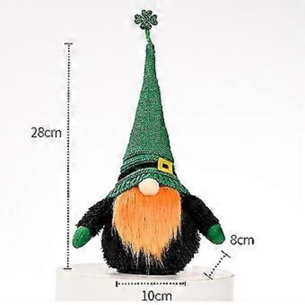 Pyhän Patrickin päivän koristeet Tontut Yhteensopiva Koti Pöytä Koriste Lahjat Irlantilainen Pehmo Tonttu Skandinaavinen Han