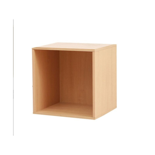 Vit förvaringshylla - Ljus ek 34,5 x 24 x 34,5 cm