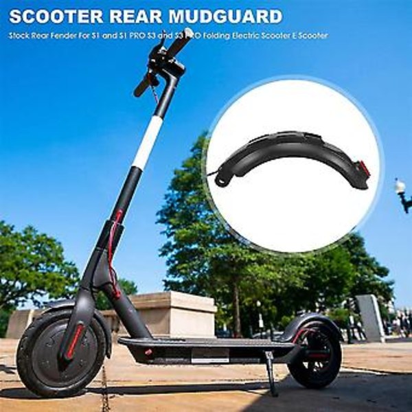 Bakskärm för S1 och S1 Pro S3 och S3 Pro Fällbar Elektrisk Scooter E Scooter