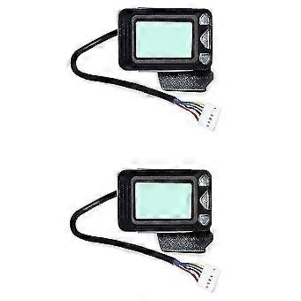 2 stk. 24v 36v Justerbar Elektrisk Scooter Instrument Display Skærm Kontakt Accelerator Til 5,5 Tommer
