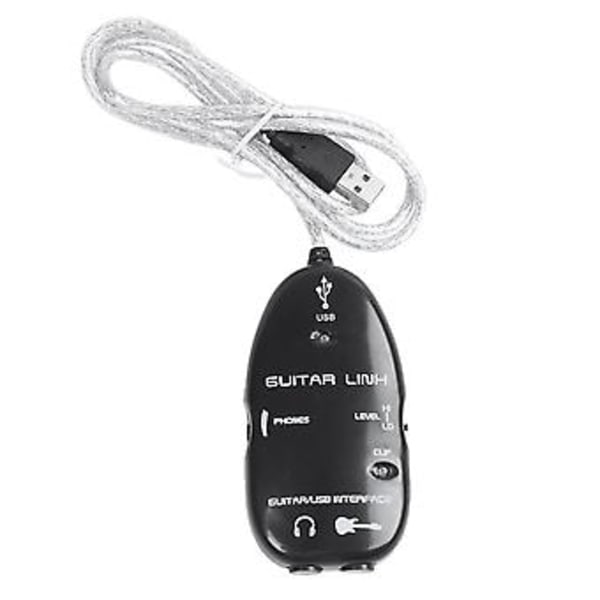 Guitar til USB Interface Kabel Adapter / PC Optagelse CD Studio Laptop