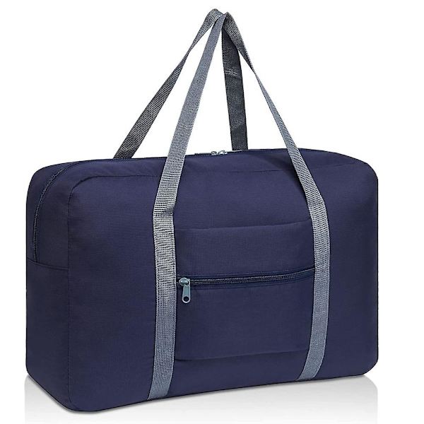 Hopfällbar resväska bagage sport gym vattenavvisande nylon, A - mörkblå, 25l