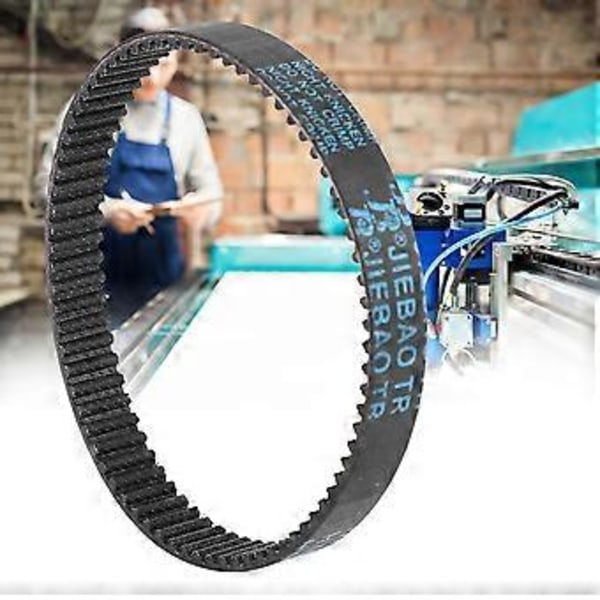 HTD3M Cirkulær Gummi Tandrem Lukket Kredsløb Laserskæremaskine Ringrem (354mm 15mm)