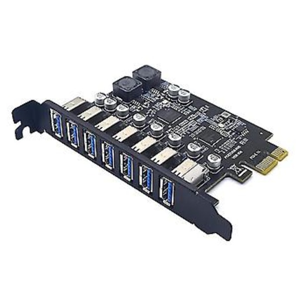 Usb3.2 Front Gen1 Pci Express Adapterkort 7 Porte Usb 3.0 Hub