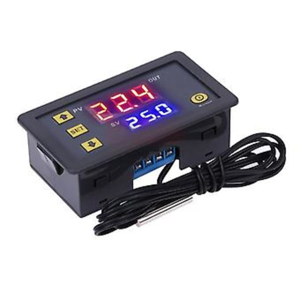 Temperaturkontrollmodul med vattentät sond Hög noggrannhet Digital display Termostatbrytare ‑50‑110℃ 12V
