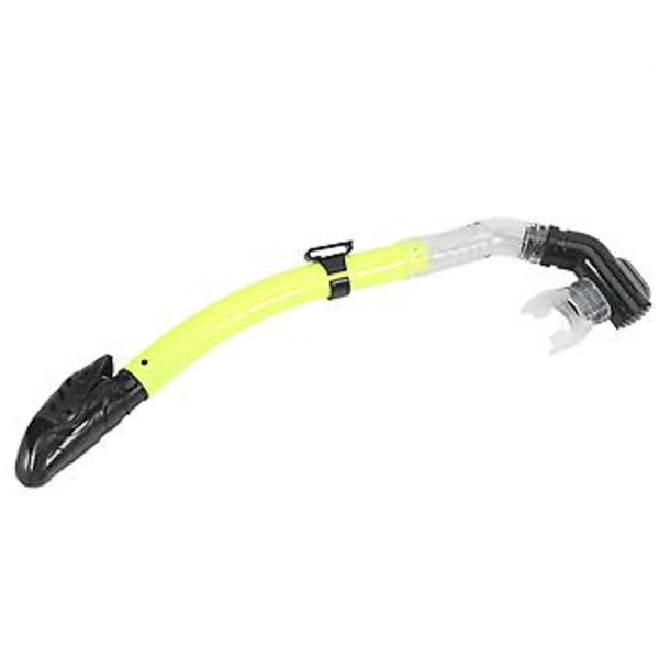 Silic Snorkel Tør Mund Svømning Snorkel Under Sportsdykkerudstyr Gul