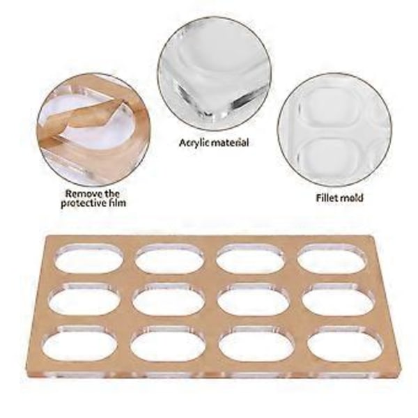 Dacquoise Kageform Akryl Kageform Makron Dessert Bageri Japan DIY Bageværktøj