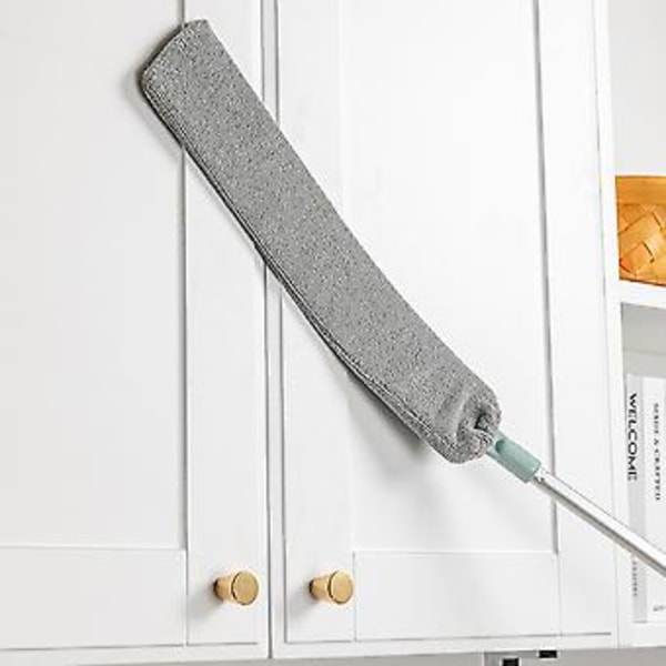 2 st Hushåll Flexibel Dammtorkare Dammvippa Borste Tygöverdrag Mopp Ersättning Hemstädningstillbehör