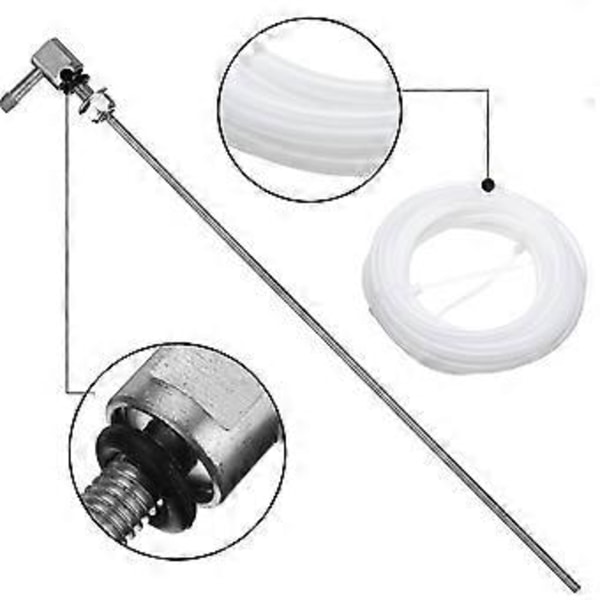 Set med 4 Värmarbränsle för Tankgivare Stigarör Uppsamlingsklämma Slangsats 40cm Lång