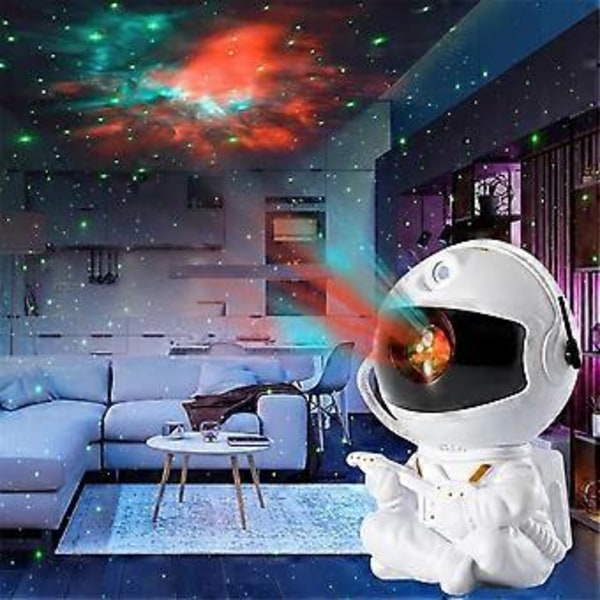 Astronaut Projektor LED Natlampe Stjerne Projektor Lampe Dekoration Soveværelse Værelse Dekorativ til Børn Gaver A