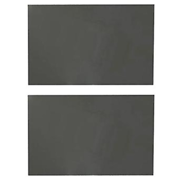 2 kpl 30x20cm Polarisaattori Lineaarinen Polarisoiva Suodatin Ei-Liimautuva Kalvolevy