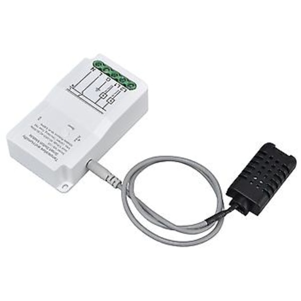 WIFI Temperatur Switch Modul, Smart WIFI Temperatur Fugtighed WIFI Termostat Kontrol Modul Smart Probe Temperatur Overvågning Forbedret Holdbarhed