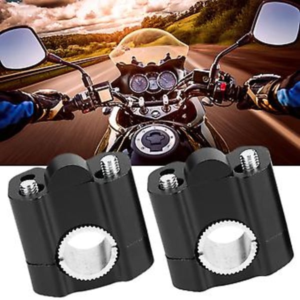 Motorcykelfästen, 2st Aluminiumlegering 28mm Motorcykelstyre Fästen Motorcykelstyre Fästen Beprövade och Pålitliga