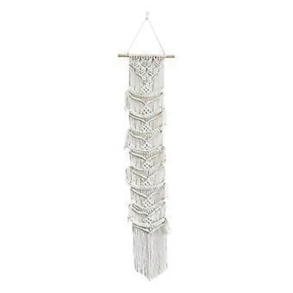 Keps Hängare - Boho Makramé Keps Hållare Vägg Hatt Organiserare för Basebollkeps Hållare Över Dörr, Hattställ för Vägg, Kepsställ B
