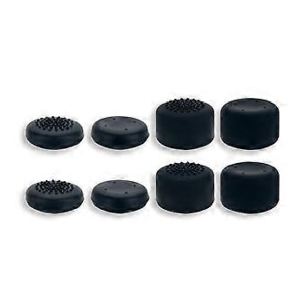 8 Stycken Analoga Spak Joystick Kontroller Svarta Tummgrepp för Steam Deck Controller Joystick Grepp