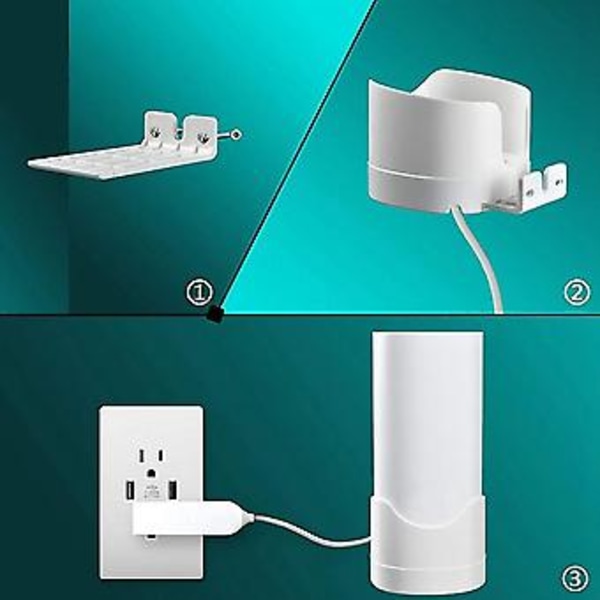 Router Monteringsbeslag Mesh Wifi System Opbevaringsbeslag Med Ledning Til -lin