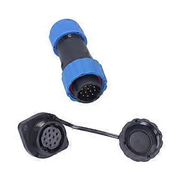 IP68 Vandtæt Stik Flange Aviation Han Hun Butt Strømstik AC250V 5A SP2012 Pin