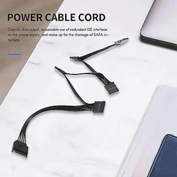 15 Pin Sata Extens Drev Kabel 1 Til 5 Fe Splitter Adapter Kabel