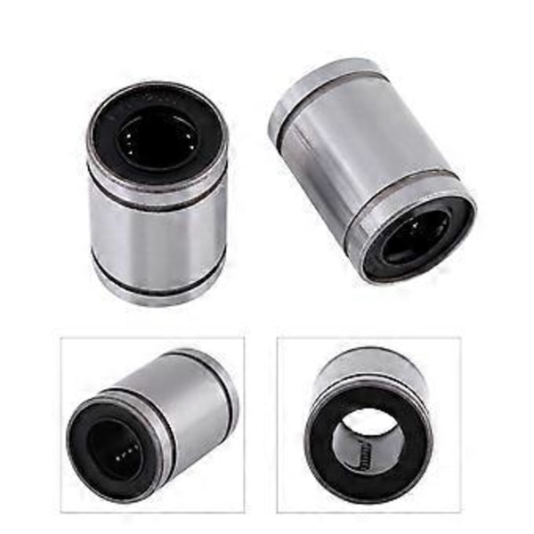 10st LM12UU 12mm Linjär Rörelse Kullager Bussning för 12mm Stång 3D-Skrivare CNC Delar