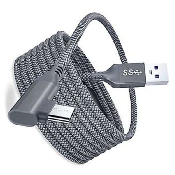 5m Charr Kabel För Oculus Quest 2 Et Usb 3.0 Typ C Dataöverföring Typ-c Till Usb-a