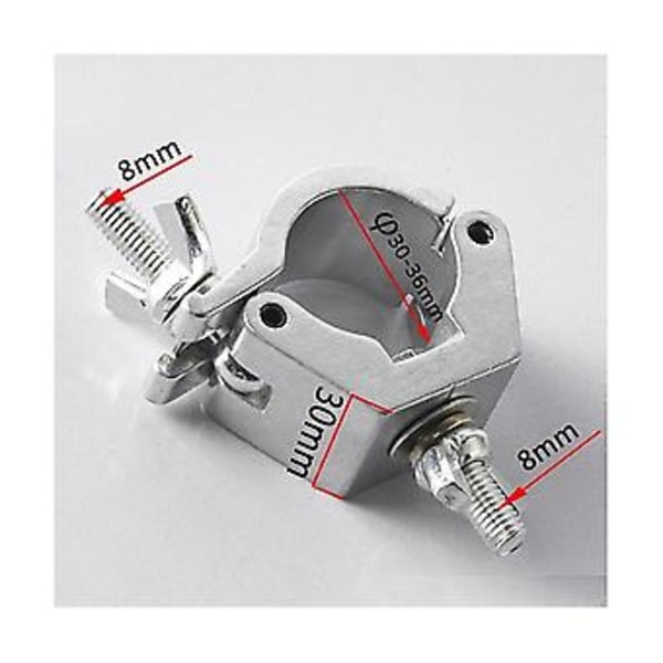 4-pak Sta S Legerings Truss, Til Rør / Rør Udv. Diameter 28mm-36mm Til Par S S