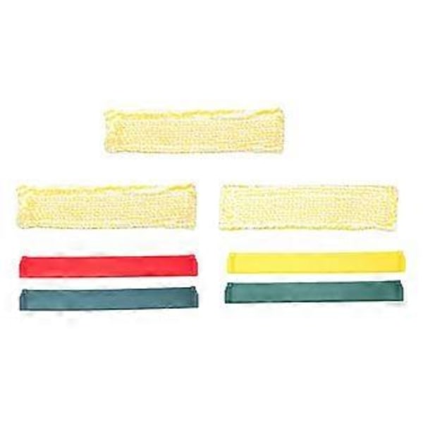 7 st 280 mm gummiskrapa för WV6 WV7 fönsterrengöringsmaskin skrapa med mikrofibermoppdel 5.633-360.0
