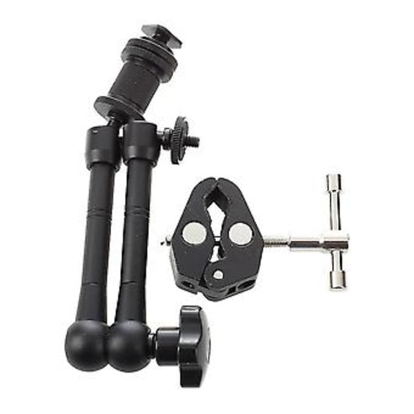 11\" Tum Friktionsledad Arm + Krabbklämma För DSLR