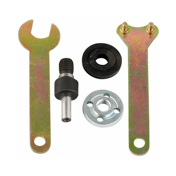 Handborr Adapter Kit, 6mm Skärdisk, Chuck Adapter, Vinkelslip, Anslutningsstång, Skärdisk Konverteringsverktyg,